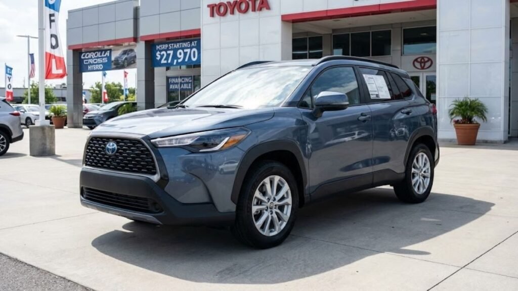 Toyota Corolla Cross Hybrid LE and XLE trims available in the USA with pricing overview