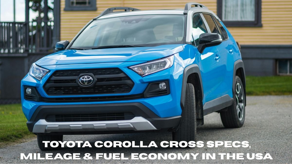 Toyota Corolla Cross compact SUV exterior view in the USA