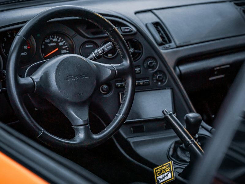 Toyota GR Supra interior and driver focused cockpit