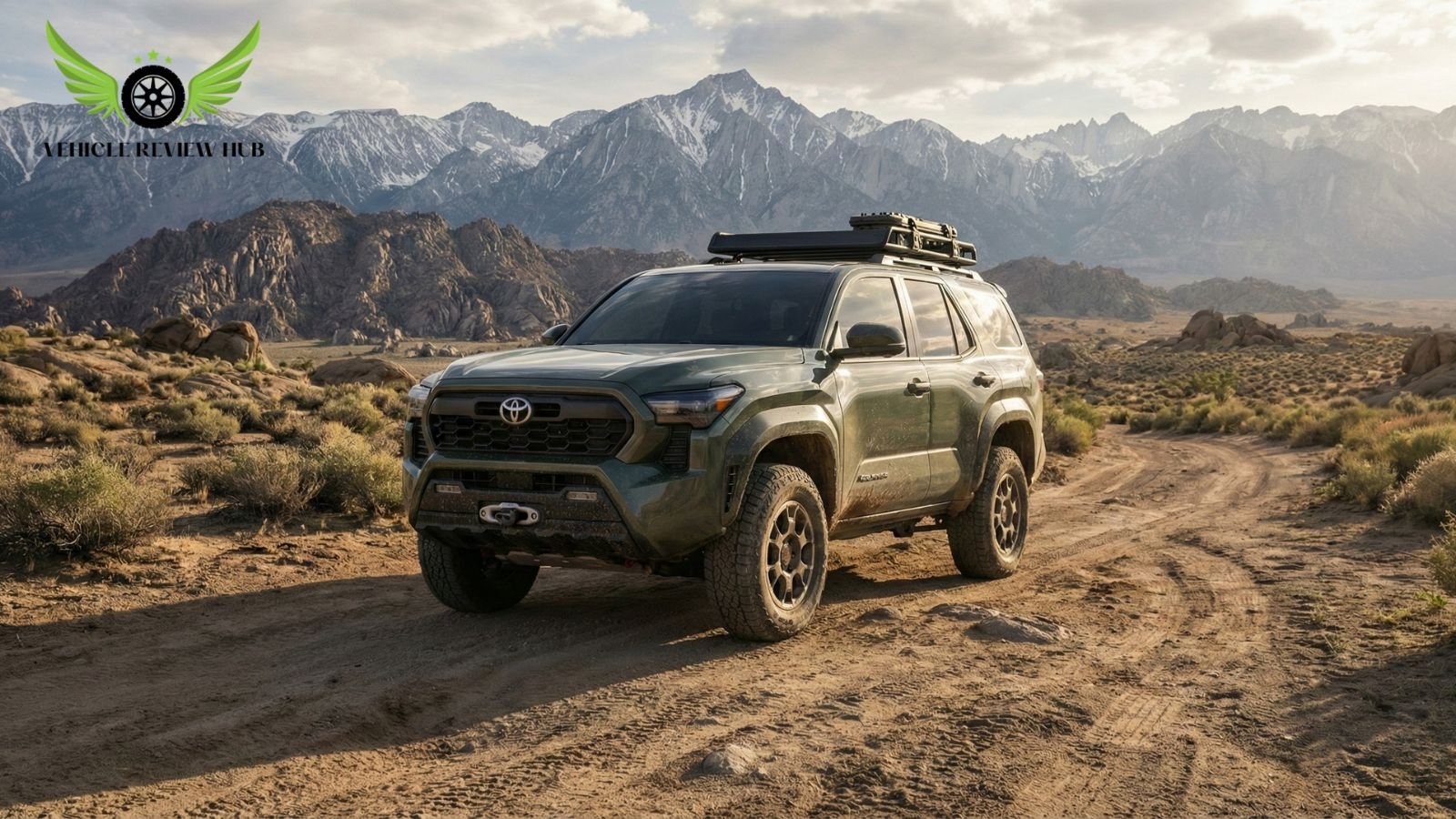 Toyota 4Runner 2026 exterior front view showing new redesign and off road capability in USA