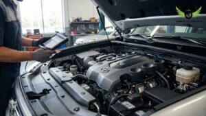 Toyota 4Runner engine bay showing maintenance components and long term reliability focus