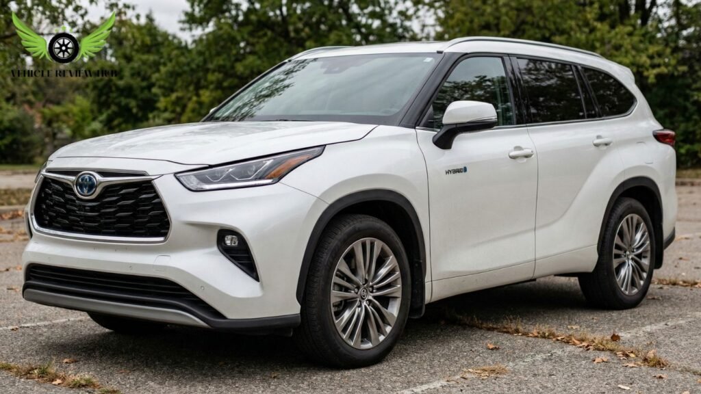 Current generation Toyota Highlander exterior design in the USA