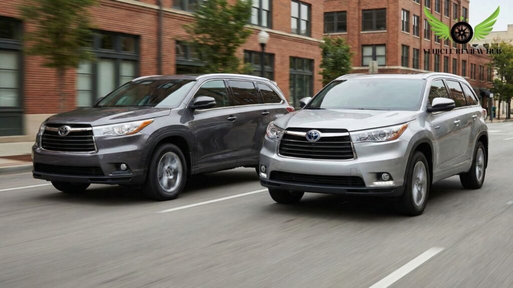 Toyota Highlander gas vs hybrid driving experience comparison