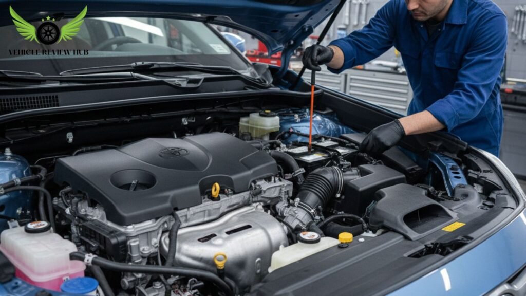 Toyota Highlander engine inspection and routine maintenance service