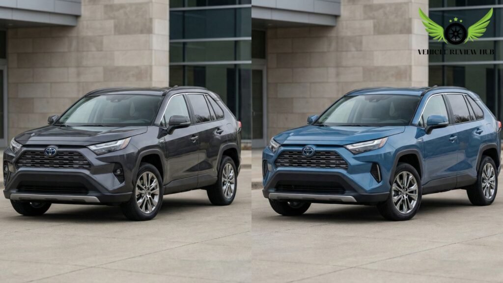 Toyota RAV4 Hybrid generations comparison between 2025 and 2026 models