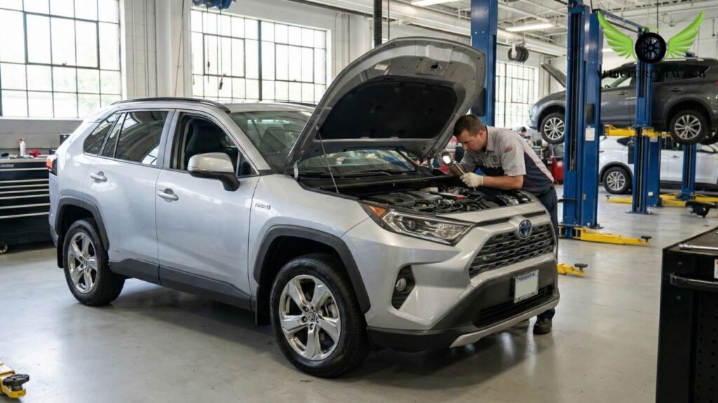 Toyota RAV4 Hybrid maintenance basics and routine service in the USA