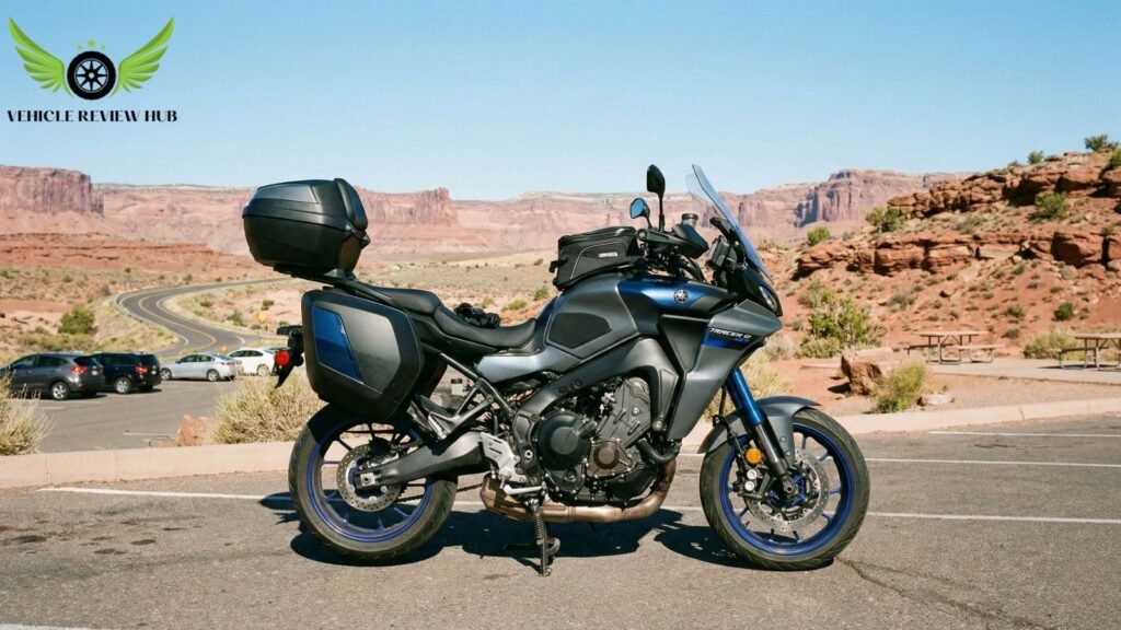 Yamaha Tracer 9 GT touring setup with luggage for long-distance riding