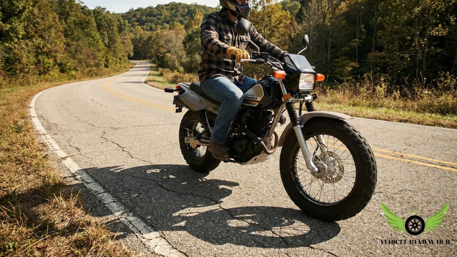 Yamaha TW200 showing real-world mileage and fuel efficiency on US roads