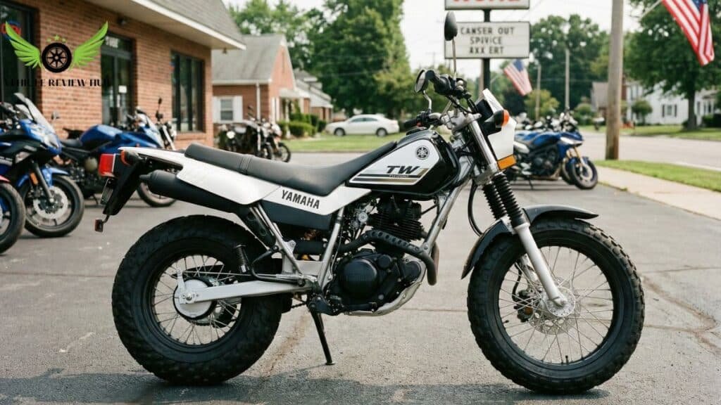 Yamaha TW200 price and dealership display in USA