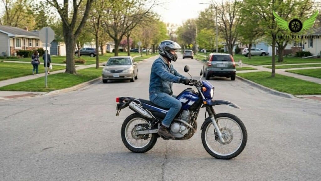 Yamaha XT250 riding experience on city and gravel roads