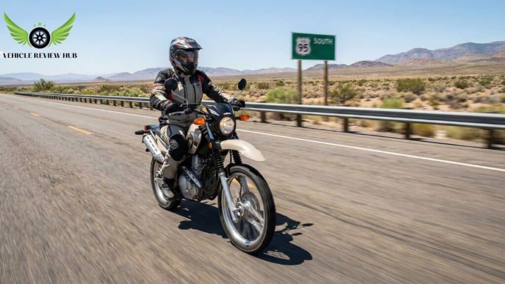 Yamaha XT250 Real Top Speed Test on Highway