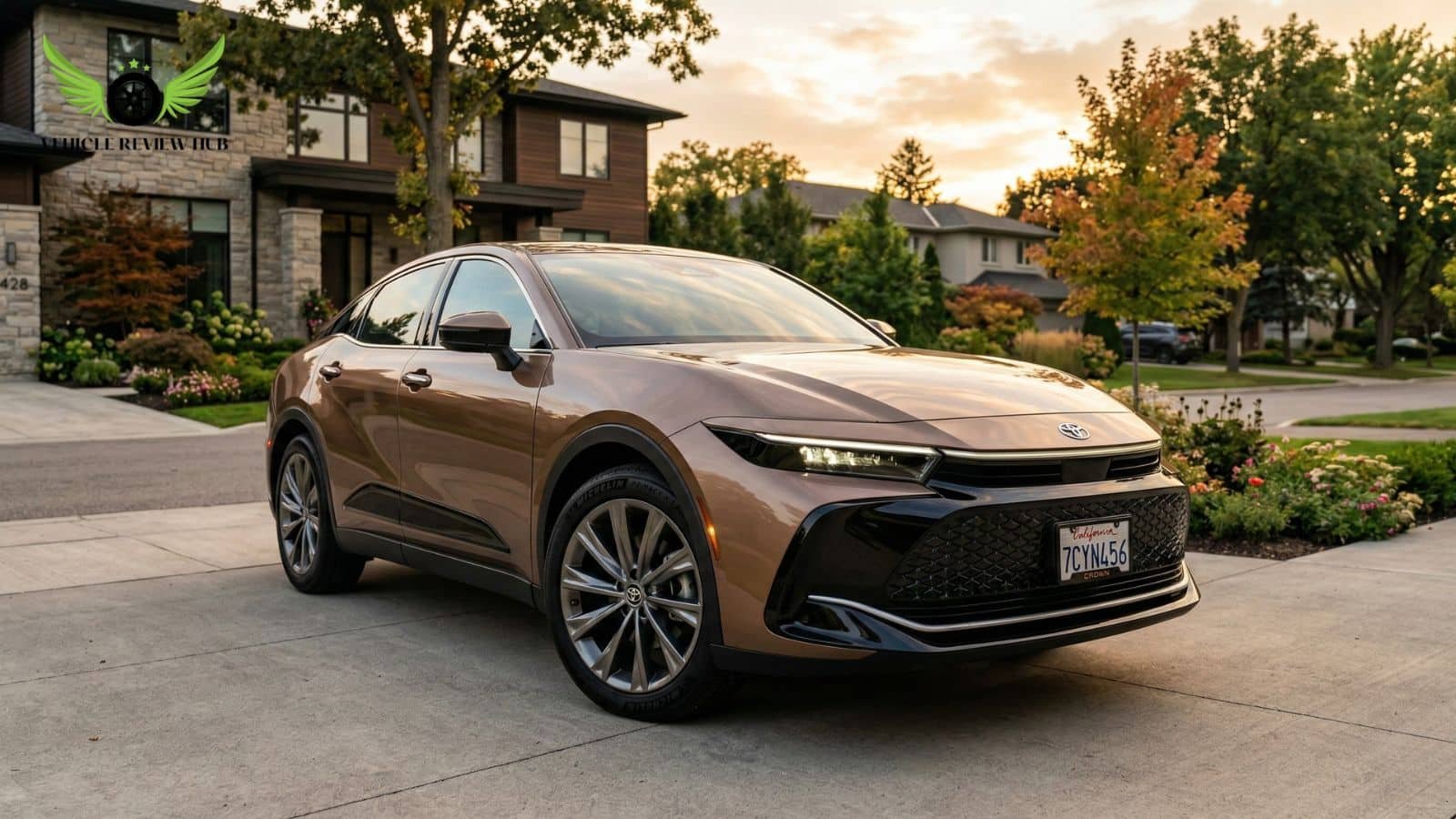 2026 Toyota Crown Signia hybrid SUV front view in USA showing premium exterior design