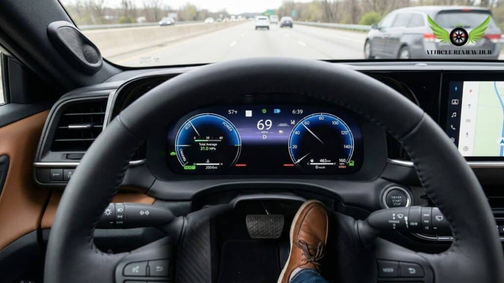 Toyota Crown Signia acceleration test showing 0-60 performance