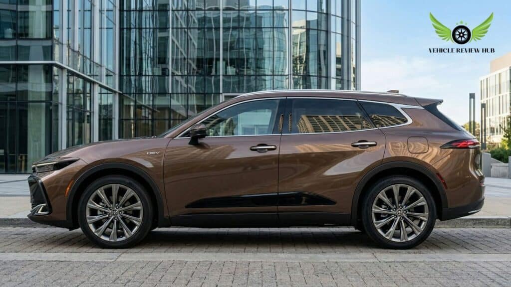 Toyota Crown Signia 2026 hybrid crossover side profile design