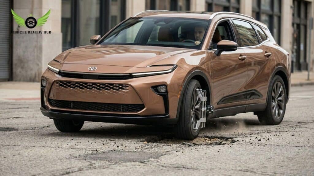 Toyota Crown Signia rear multi-link suspension setup