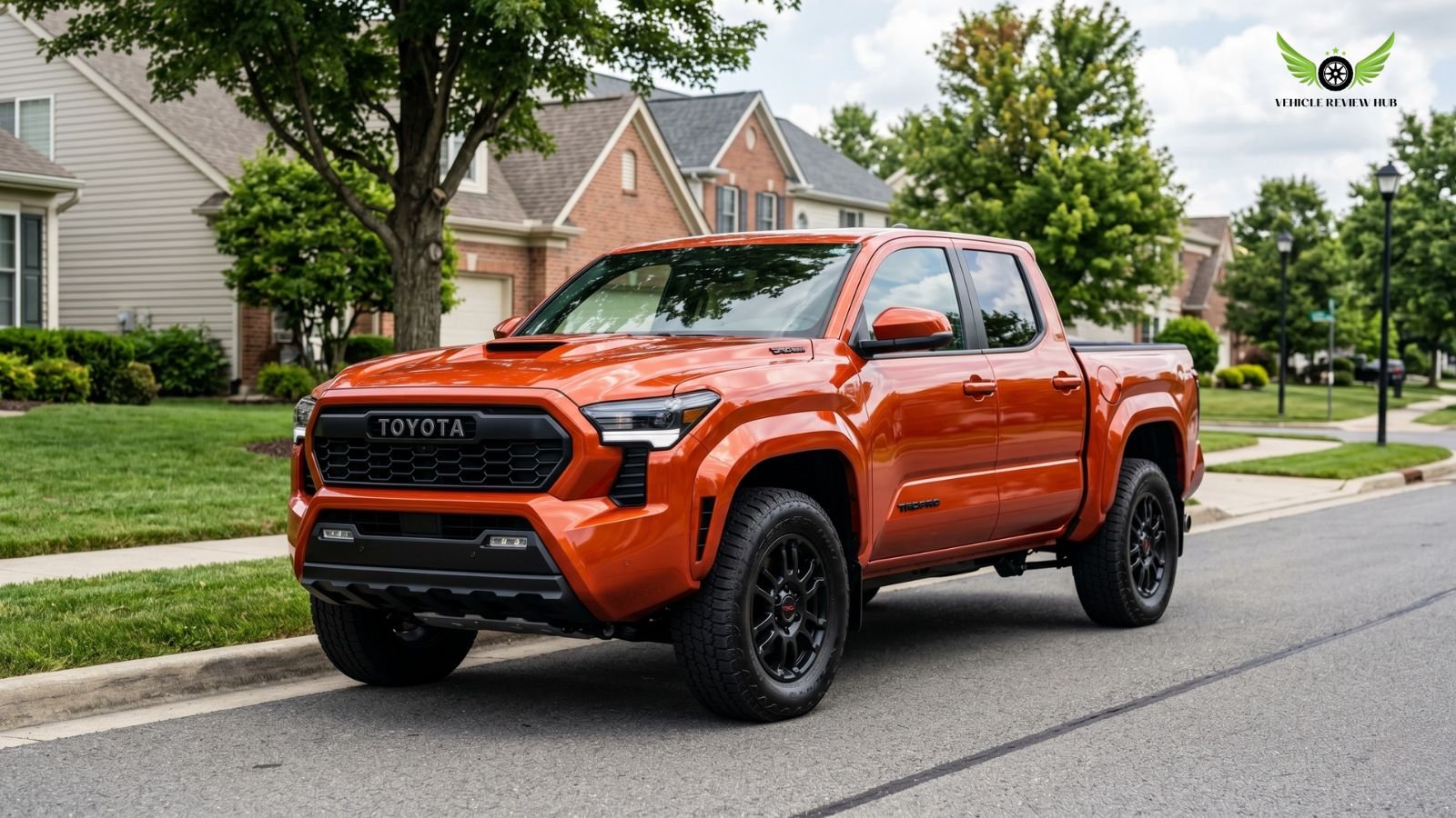 Toyota Tacoma parked on suburban road showing maintenance and ownership value