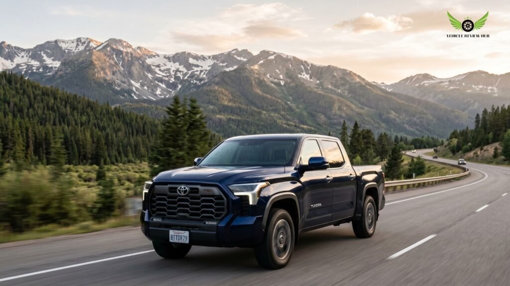 Toyota Tundra driving on highway smooth ride