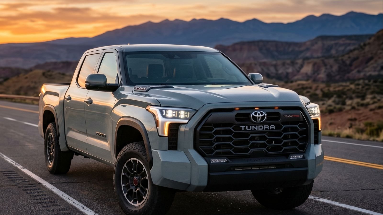 Toyota Tundra full size pickup truck featured image USA highway