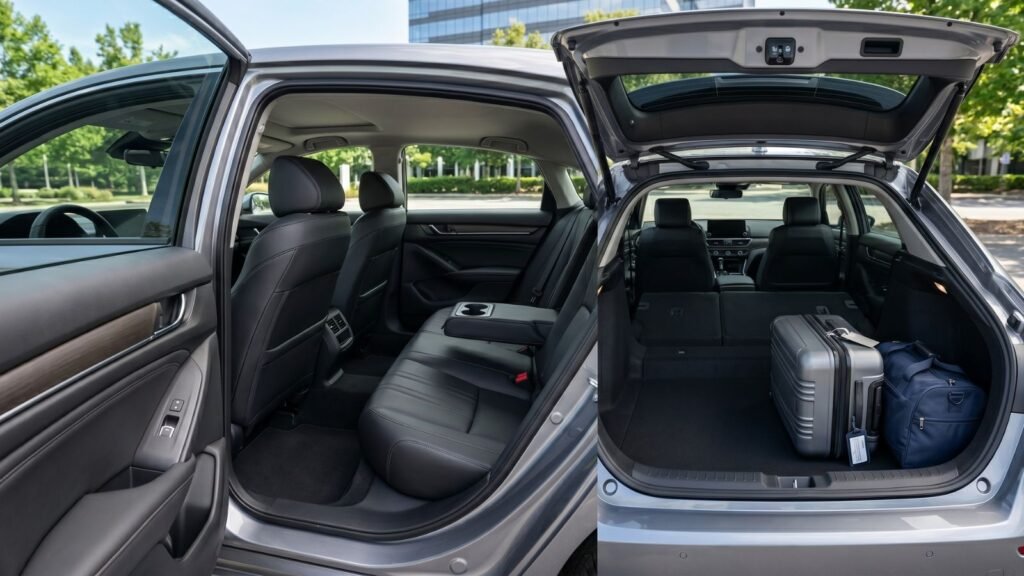 2026 Honda Accord interior and cargo space view