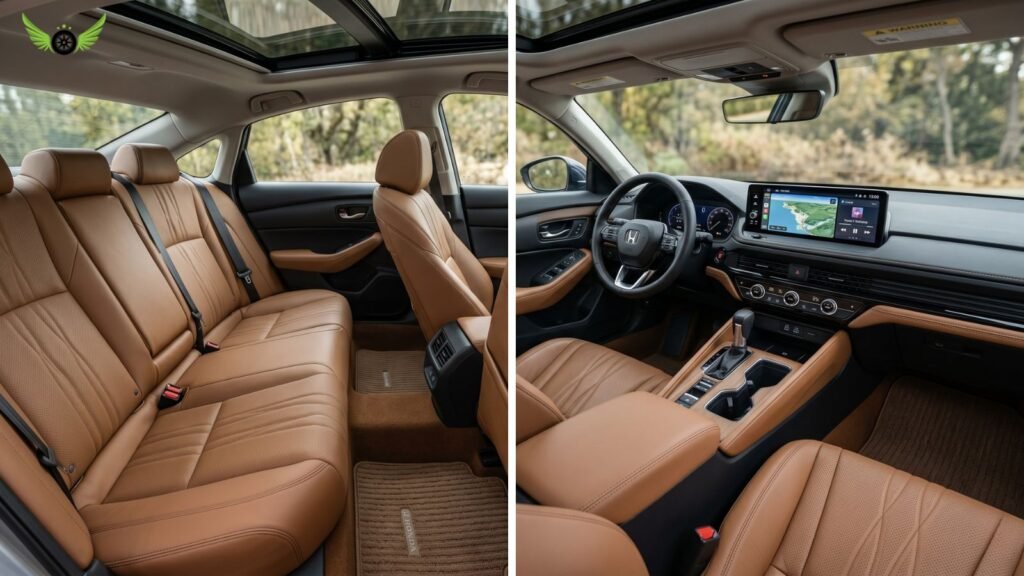 2026 Honda Accord interior showing dashboard and spacious cabin
