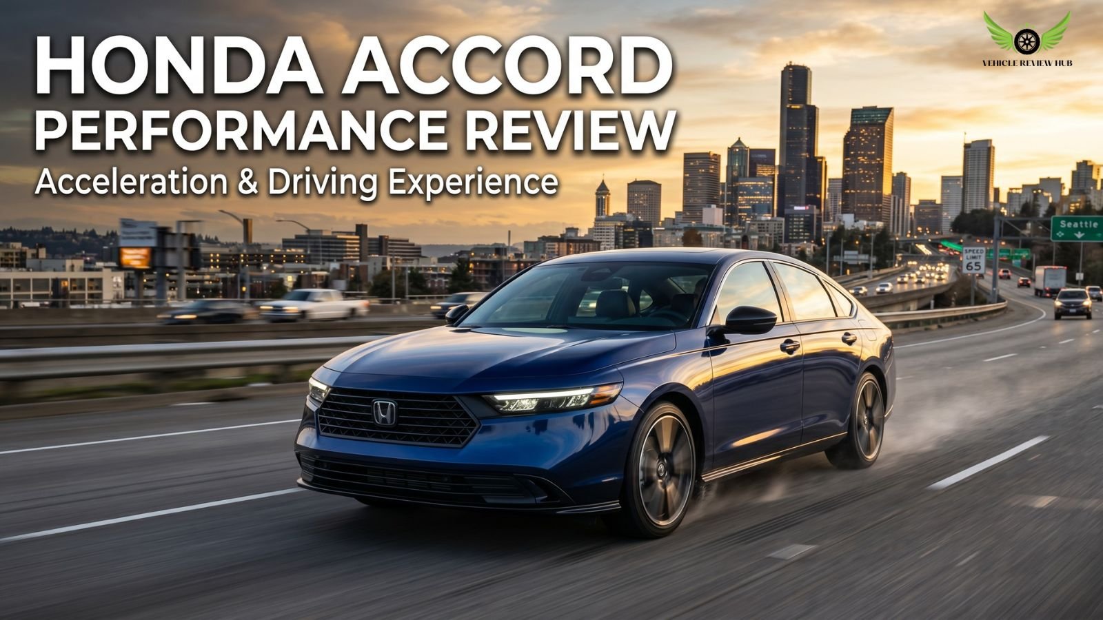 2026 Honda Accord Hybrid performance review thumbnail on USA highway