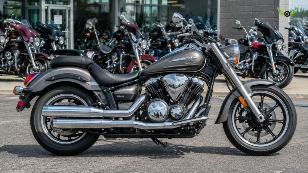 Used Yamaha V Star 950 motorcycle available for sale at a dealership