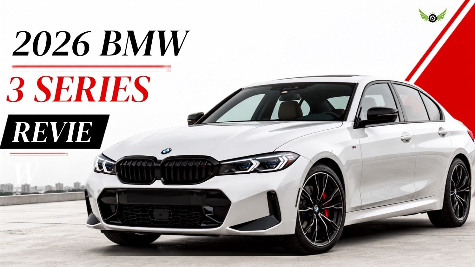 2026 BMW 3 Series luxury sports sedan featured in a review by Vehicle Review Hub