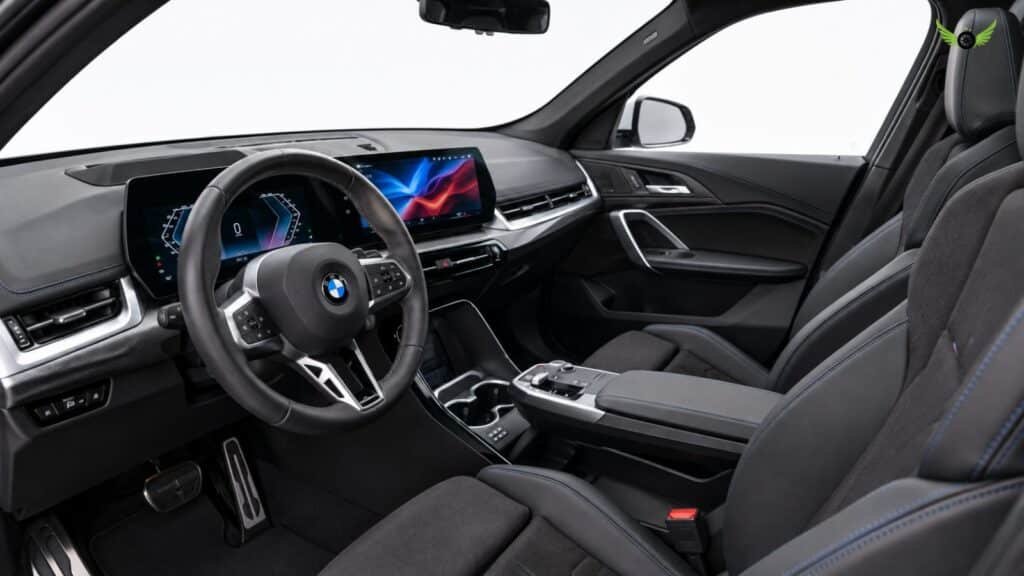 2026 BMW X2 interior with BMW Curved Display and modern cabin technology