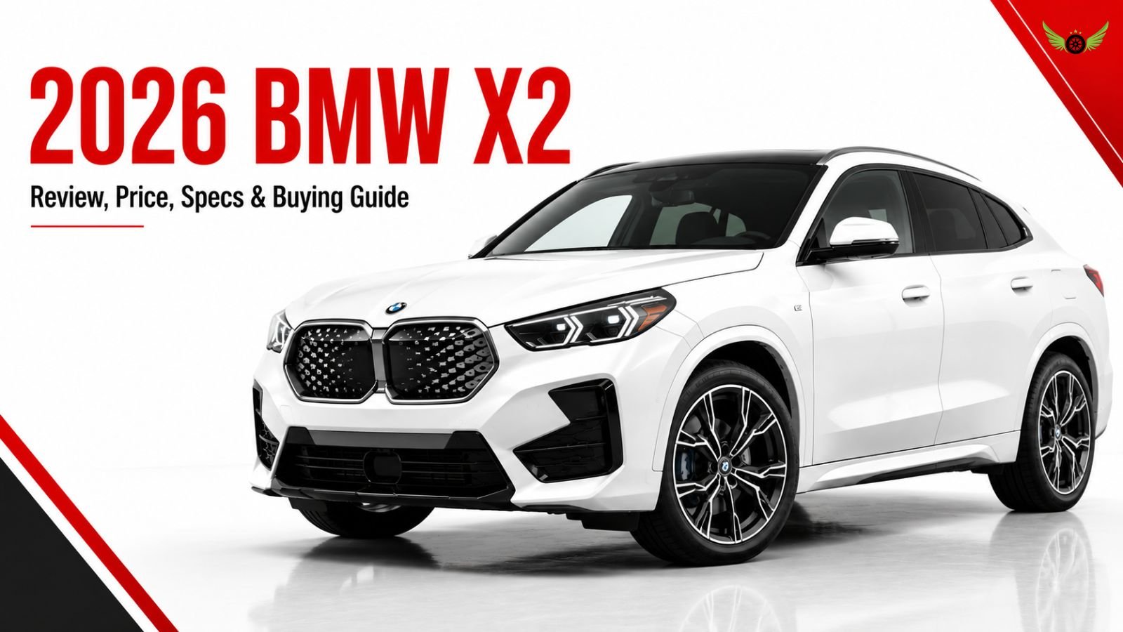 2026 BMW X2 xDrive28i front three-quarter view for review and buying guide