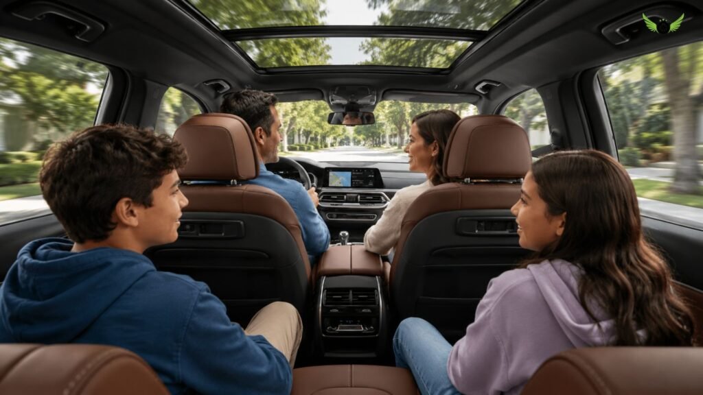 2026 BMW X5 interior showing passenger comfort and everyday practicality