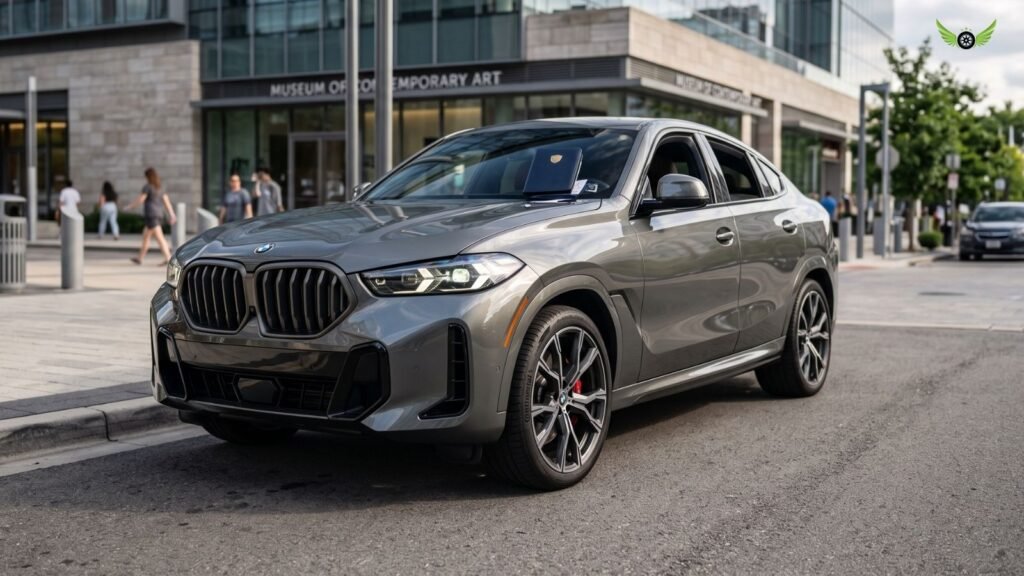 2026 BMW X6 and car insurance concept in the USA