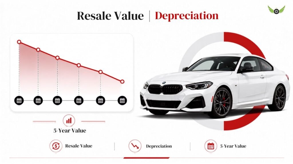 BMW 2 Series resale value and depreciation over five years