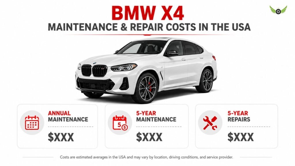 BMW X4 maintenance and repair cost overview for long-term ownership