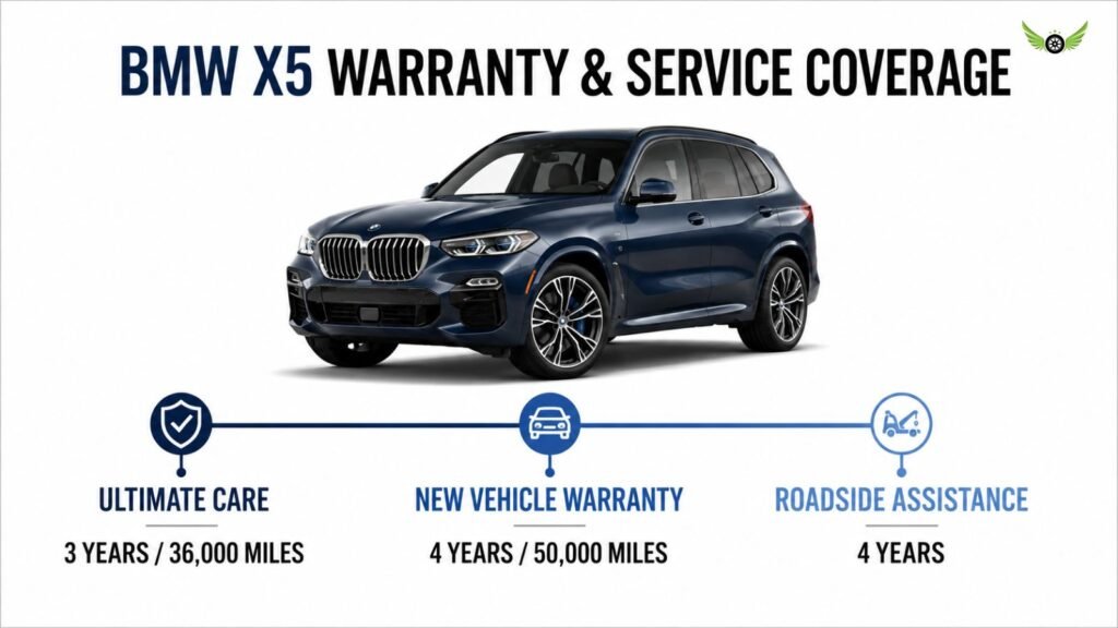 BMW X5 warranty and scheduled maintenance coverage timeline