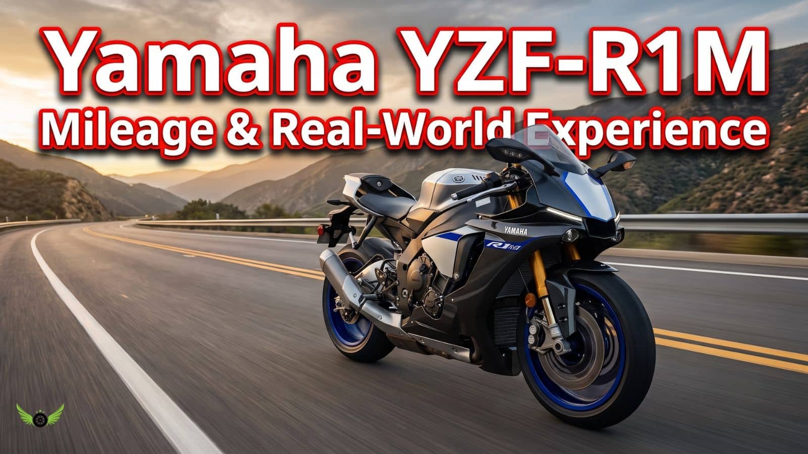 2026 Yamaha YZF-R1M riding on a scenic American highway showing mileage and real-world riding experience.
