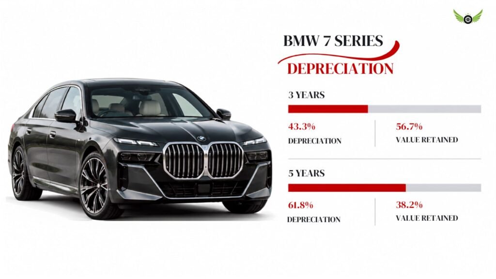 BMW 7 Series three-year and five-year depreciation and resale value