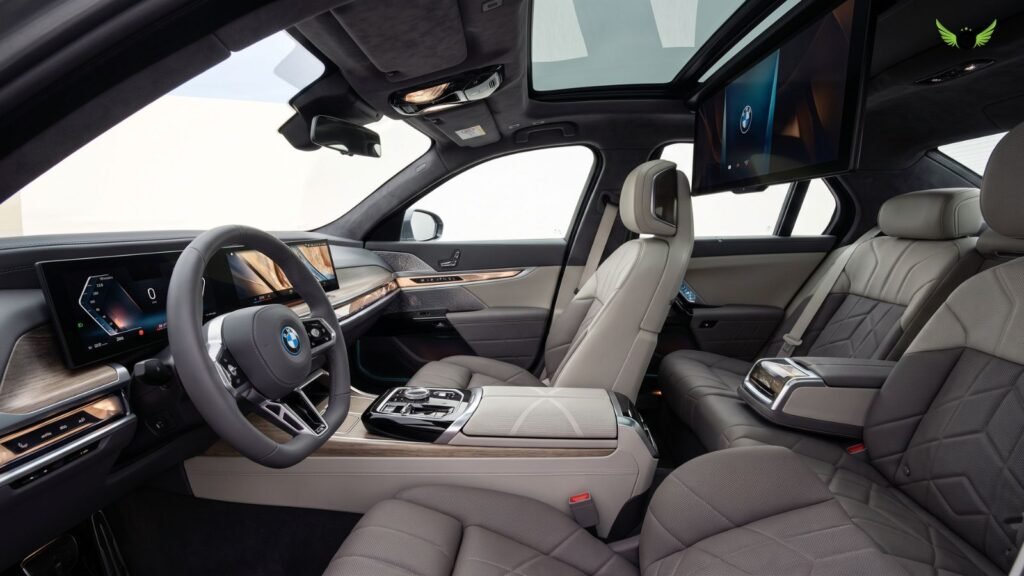 2026 BMW 7 Series interior and rear passenger cabin