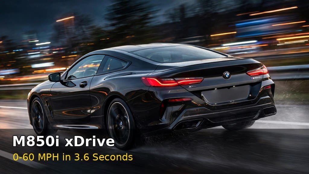 2026 BMW 8 Series M850i acceleration