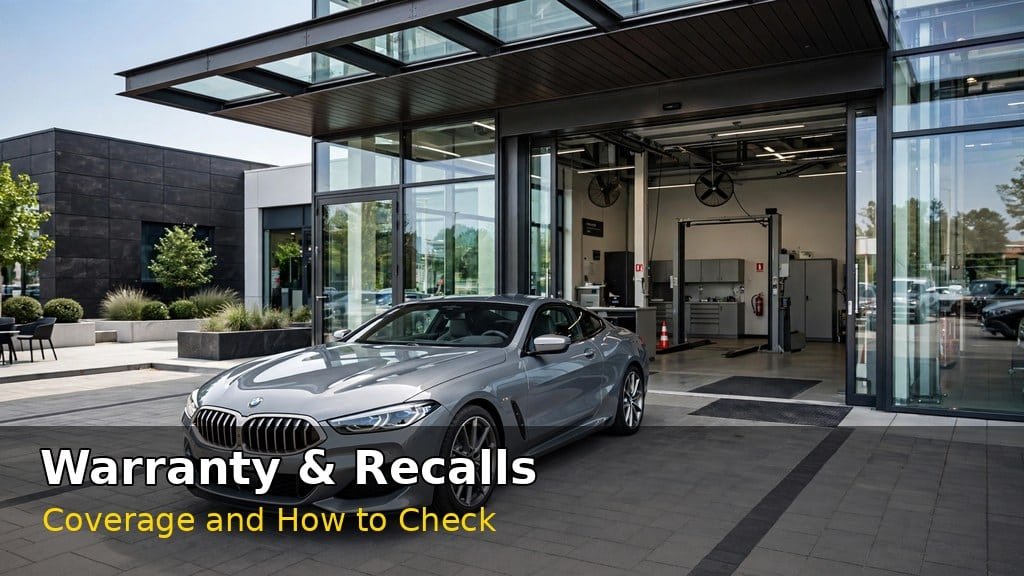 BMW 8 Series warranty coverage, recalls and service updates