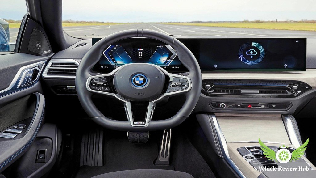BMW i4 software updates recalls dashboard