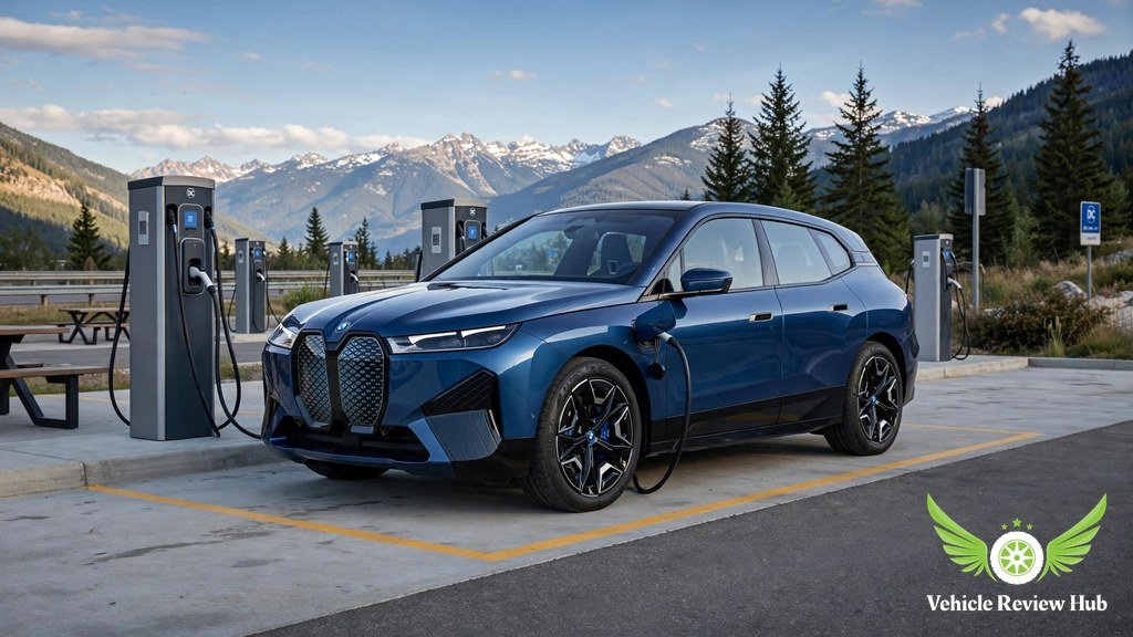 BMW iX DC fast charging road trip