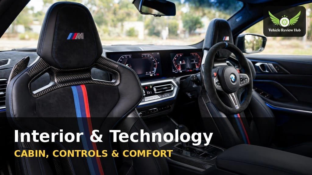 BMW M interior technology M controls