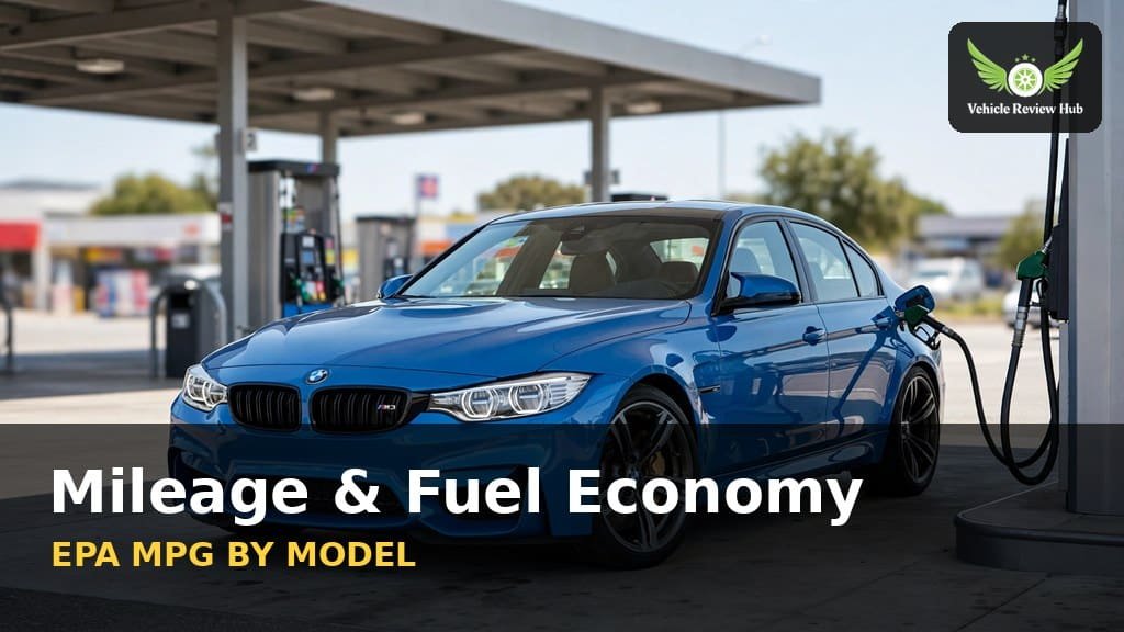 BMW M models mileage fuel economy EPA MPG