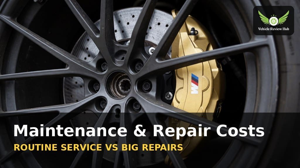BMW M models maintenance and repair costs