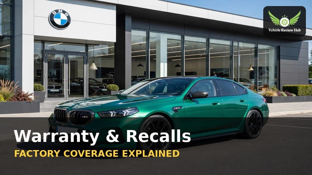 BMW M models warranty recalls service coverage