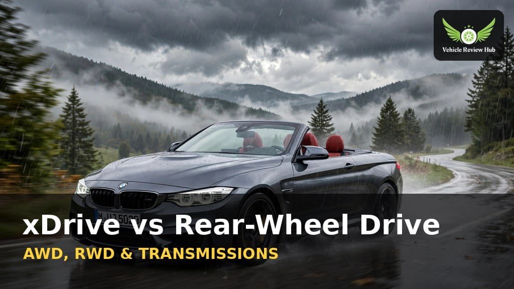 BMW M xDrive vs rear wheel drive transmission