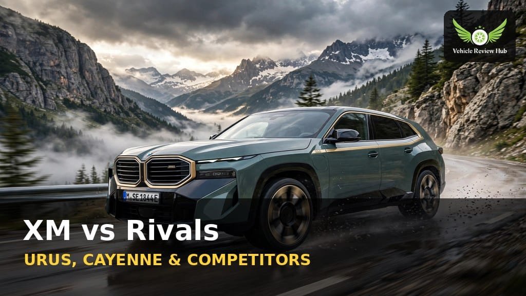 BMW XM vs Lamborghini Urus Porsche Cayenne comparison