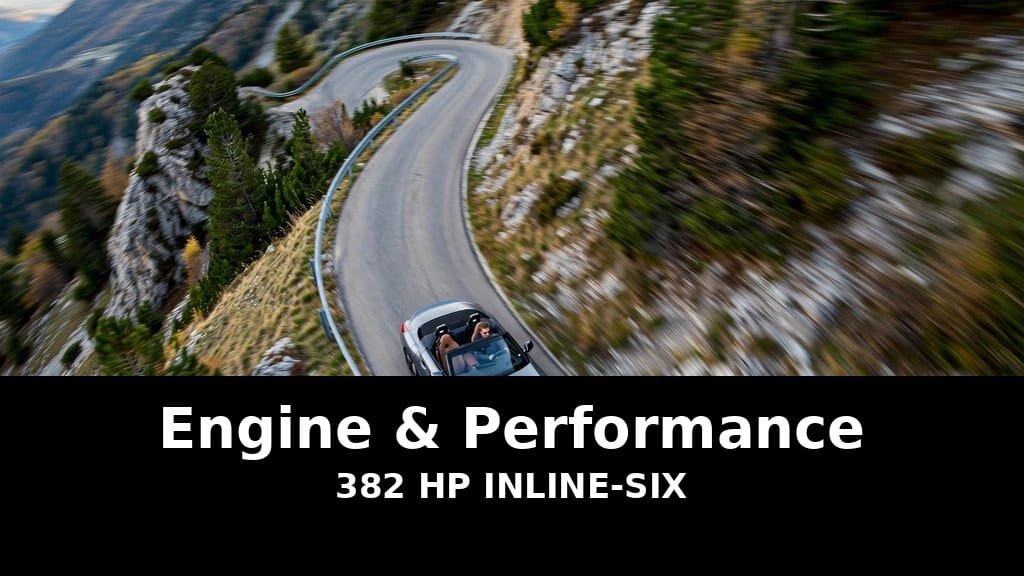 BMW Z4 Roadster engine performance 382 hp inline six