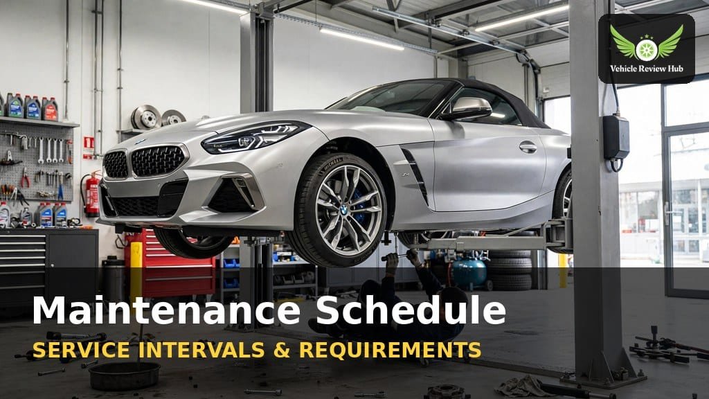 BMW Z4 Roadster maintenance schedule service intervals
