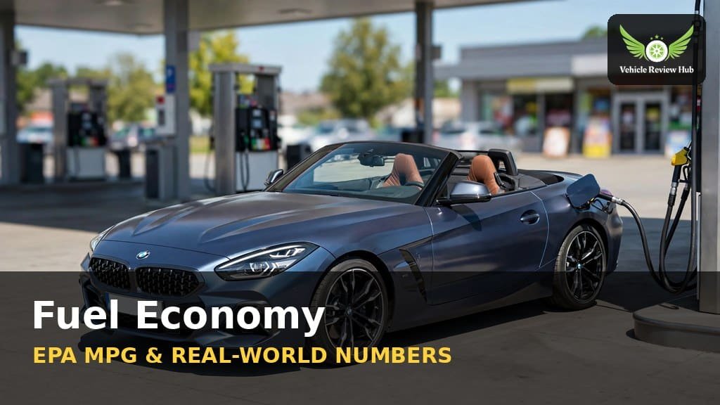 2026 BMW Z4 Roadster Mileage and fuel economy EPA MPG by trim
